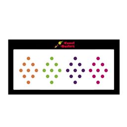Comet Busters 36 Pcs Reusable Bindis - Multicoloured-26