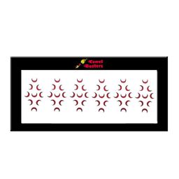 Comet Busters 54 Pcs Red Moon Shaped Bindi-67