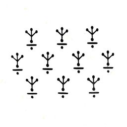 Comet Busters 10 Pcs Black Reusable Bindi image 3