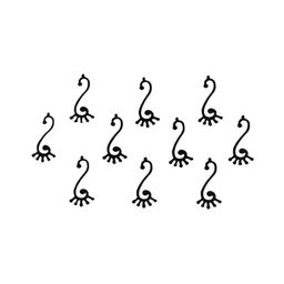 Comet Busters Black Set Of 10 Bindis image 2
