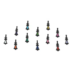 Comet Busters Set Of 12 Bindi Sindoor image 2