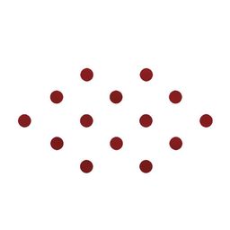 Comet Busters 14 Pcs Reusable Bindis - Maroon image 3