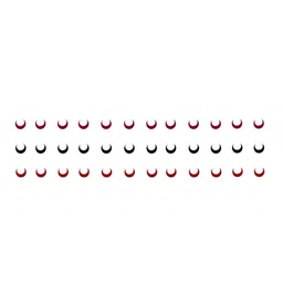Comet Busters 36 Pcs Reusable Designer Bindis - Multicoloured image 2