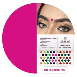 PERPAA Set Of 2 Premium Velvet Multicolor Kumkum Bindi - 15 Flaps Each - 05-06 image 2