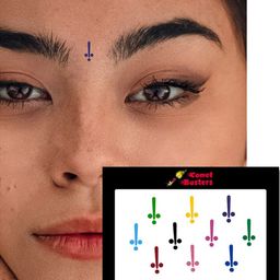 Comet Busters 10 Pcs Multicolored Bindi image 2