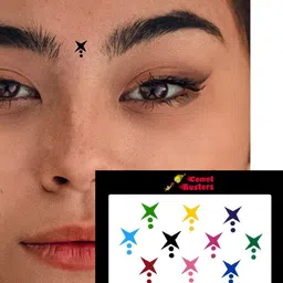 Comet Busters 10 Pcs Multicolored Star-Shaped Bindi image 3