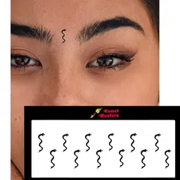 Comet Busters Black Set Of 12 Bindi Sindoor image 3