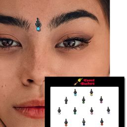 Comet Busters Multicoloured Set Of 12 Bindis image 3