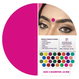 PERPAA Set Of 2 Premium Velvet Multicolor Kumkum Bindi - 15 Flaps Each - 03-06 image 4