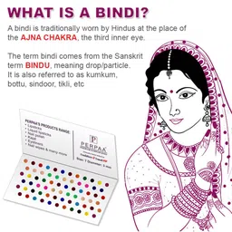 PERPAA Set of 2 Red Velvet Kumkum Bindi Box with 15 Flaps Each - Size 05 & 07 image 4