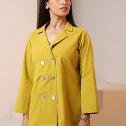 NH KAPDEWALA Dazzel Blazer with Fling Pant Co ord Set-picture-10