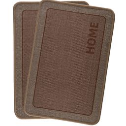 Kuber Industries Brown 2 Pieces Printed Doormats-image-96