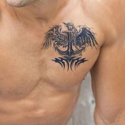 LICK Realistic Semi Temporary Body Dragon Wings Tattoos-image-14
