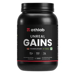 Athlab Unreal Gains,  2.2 lb  Strawberry Smooth -image-25