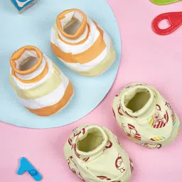 Pantaloons Baby Infants Pack of 2 Printed Anti-Slip Sole Socks Booties-56