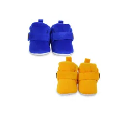 BAESD Infants Set Of 2 Anti-Skid Sole Velvet Booties-45