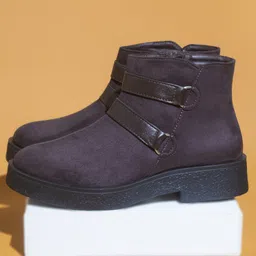 Inc 5 Women Block-Heeled Mid-Top Regular Boots-picture-50