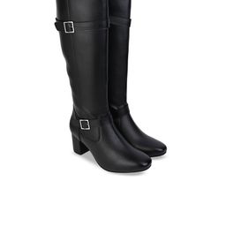 The Roadster Lifestyle Co Women Block Heeled Knee Boots-image-54
