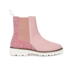 yoho Women Printed Mid-Top Chelsea Boots image 2