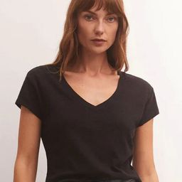 COLOR CAPITAL V-Neck Short Sleeves Top-image-92