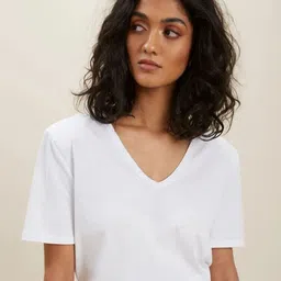 COLOR CAPITAL V-Neck Short Sleeves T-Shirt-picture-1