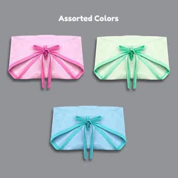 Born Babies Set Of 3 Assorted Pure Cotton Nappy With Double Loop-image-51