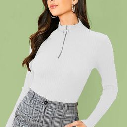 Dream Beauty Fashion Women Ribbed Round NeckLong Sleeves Top-picture-44