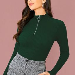 Dream Beauty Fashion Women Ribbed Round NeckLong Sleeves Top-image-76