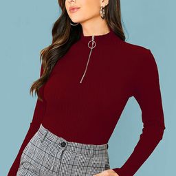 Dream Beauty Fashion Ribbed Fitted Top-image-87