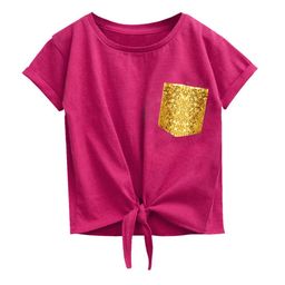 A.T.U.N. Fuchsia Bubble Knot Pure Cotton Top-image-44
