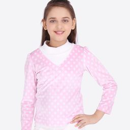 CUTECUMBER Girls Pink Printed Acrylic Top-image-47