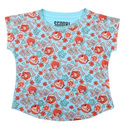 Scooby Doo by Wear Your Mind Blue & Red Print Top-picture-3