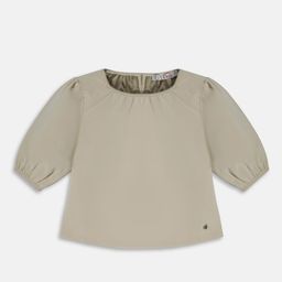ELLE Girls Round Neck Puff Sleeve Top-image-29