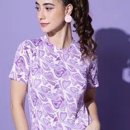 TANDUL Conversational Printed Round Neck Top-picture-3