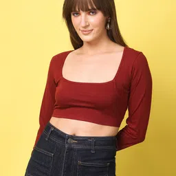 BAESD Styled Back Crop Top-image-34