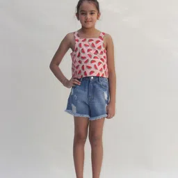 Jungleebilli Pink Floral Print Top-picture-10