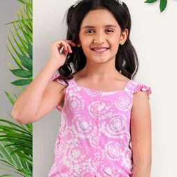 ARIAS By LARA DUTTA Floral Print Top-image-90
