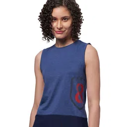 DOMIN8 Colourblocked Round Neck Sleeveless Tank Top-image-29