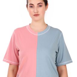 REDESIGN Colourblocked Cotton Top-image-63