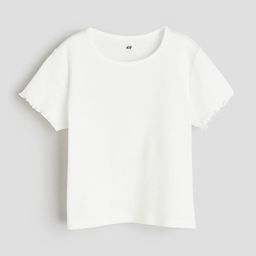 H&M Girls Ribbed Jersey Top-image-15