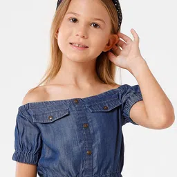 KATE & OSCAR Girls Off-Shoulder Bardot Crop Top-image-20