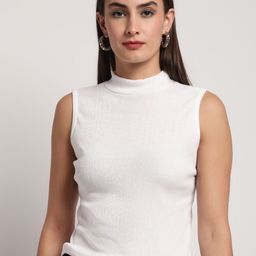 Miaz Lifestyle Sleeveless Fitted Cotton Crop Top-image-79