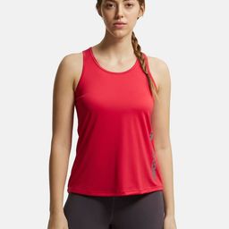 Jockey Printed Tank Top With Breathable Mesh and Stay Dry Treatment-image-36