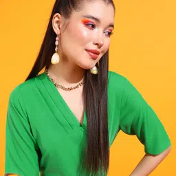 PRETTY LOVING THING V-Neck Top-image-55
