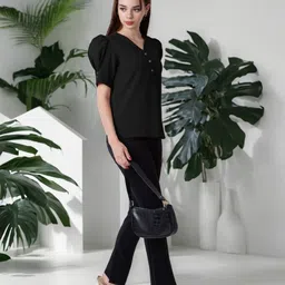 Zink London Puff Sleeve Top-image-89