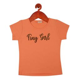 Tiny Girl Orange Print Top-image-16