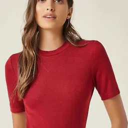 KASHIAN Round Neck Fitted Cotton Top-picture-33