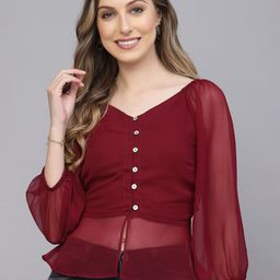 VALBONE Georgette Shirt Style Top-picture-21