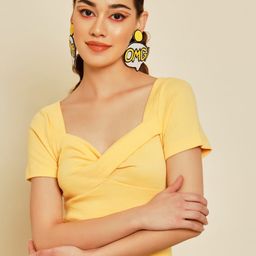 TANDUL Sweetheart Neck Crop Top-image-18