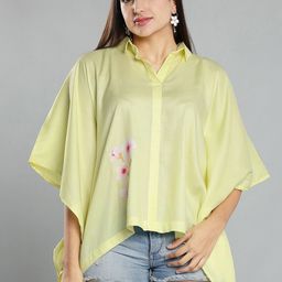 LetsDressUp Shirt Collar Flared Sleeve Shirt Style Kaftan Top-image-89